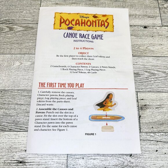 Milton Bradley Disney Pocahontas Canoe Race Game - 2 to 4 Players, Ages 7 & Up - Picture 8 of 10